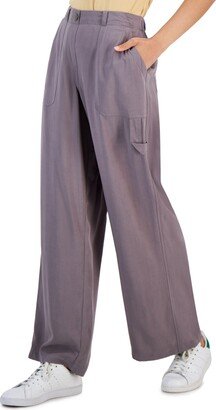 Juniors' Wide-Leg Carpenter Pants