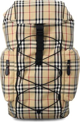 Murray Archive Check Drawstring Fasten Backpack