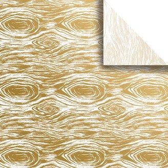 Jillson & Roberts Tissue Sheet Woodgrain Gold Pkg/4