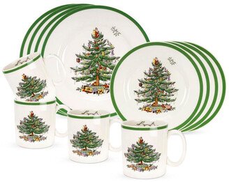 Christmas Tree 12Pc Place Setting