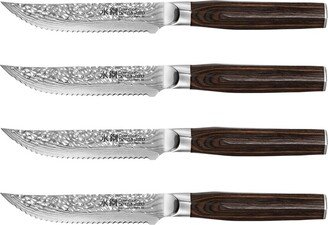 Cuisine::Pro Damashiro 4Pc Emperor 4.5In Steak Knife Set-AA