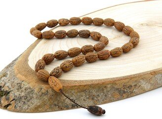 Olive Seed 33 Islamic Prayer Beads Misbaha Tesbih Kombolo Ottaman Turkey 213046 Tespih, Islamic Rosary