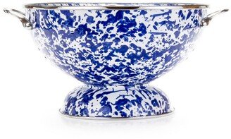 Cobalt Swirl Enamelware Collection 2 Quart Colander