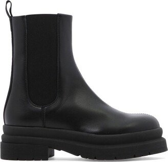 Elasticated Panelled Chelsea Boots