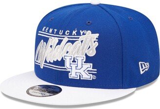 Men's Royal Kentucky Wildcats Team Script 9FIFTY Snapback Hat