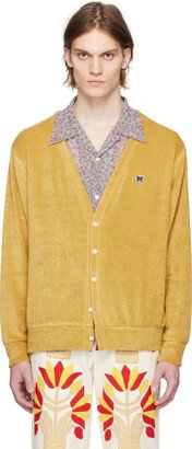 Yellow Y-Neck Cardigan-AA