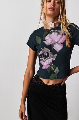 Rose Pointelle Tee by at Free People