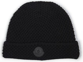 Men's Logo-Tape Knit Beanie