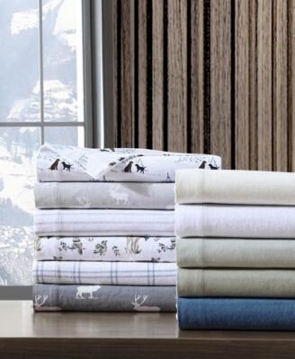 100 Brushed Cotton Flannel Sheet Pillowcase Sets