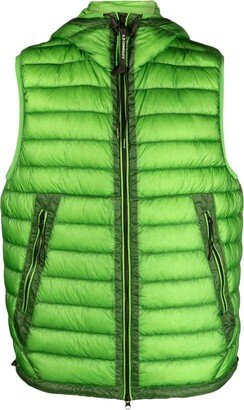 Hooded Feather Down Gilet