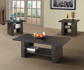 CDecor Salton Black Oak 3-piece Occasional Set