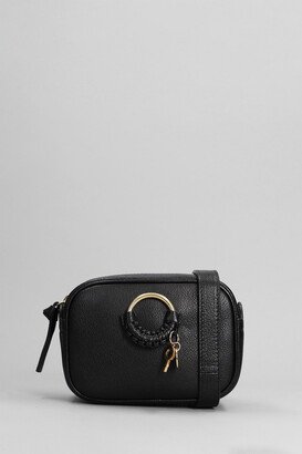 Camera Bag Shoulder Bag In Black Leather