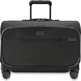 Baseline Wide Carry-On Garment Spinner Bag (Black) Bags