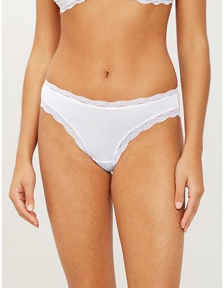 tripe & tare Womens White Basics tretch-modal Briefs