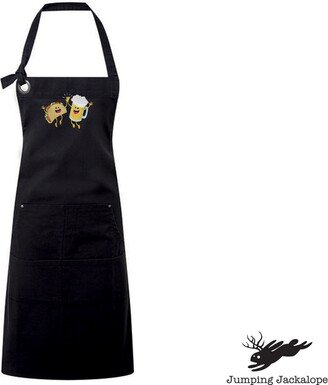 I Want To Taco Bout Brew Apron, Beer & Tacos Funny Embroidered Premium Heavy Cotton Canvas Apron With Pocket