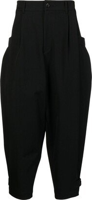 Side Patch-Pocket Balloon Trousers