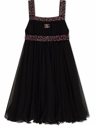 Pailette-Embellished Maxi Dress