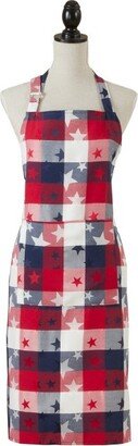 Saro Lifestyle Americana Checkered Apron, 24x36, Multi