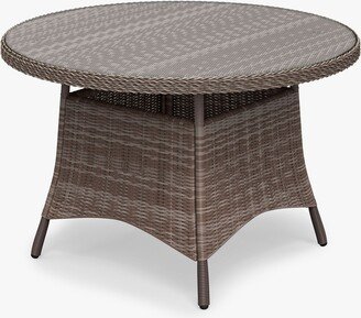 Rye 4-Seater Round Garden Dining Table