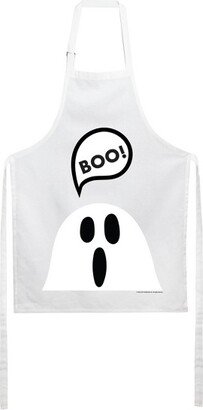 USA Boo! Ghost White Fabric Apron