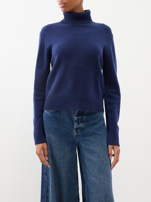 Roll-neck Cashmere Sweater-AB