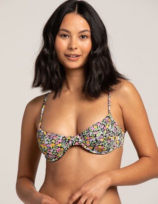 Flower Field Underwire Bikini Top