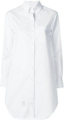 Elongated Button-Down Shirt-AA