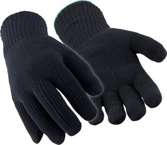 Men's Warm Dual Layer Knit Gloves with Soft Built-In Liner (Pack of 12 Pairs)