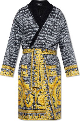 Printed Cotton Bathrobe - Multicolour