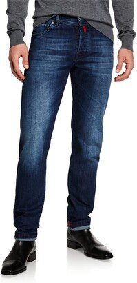 Men's Slim Fit Medium Wash Denim Jeans