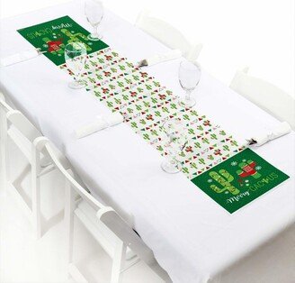 Big Dot of Happiness Merry Cactus - Petite Christmas Cactus Party Paper Table Runner - 12 x 60 inches-AA