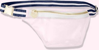 Stadium Clear Fanny Pack Bag In Navy & White