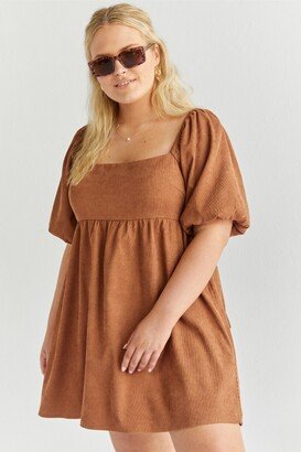 Stacey Corduroy Bow Back Mini Dress