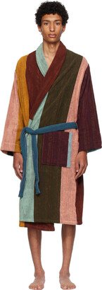 Multicolor Artist Stripe Robe