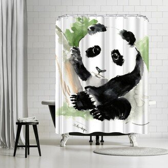 71 x 74 Shower Curtain, Baby Panda 3 by Suren Nersisyan