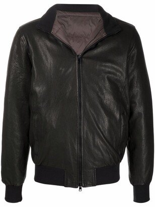 Nick leather bomber jacket