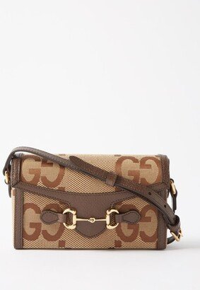 GG-logo Leather-trimmed Cross-body Bag