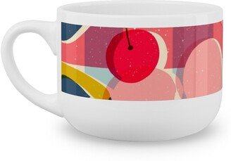 Mugs: Summer Fruits - Bright Latte Mug, White, 25Oz, Multicolor