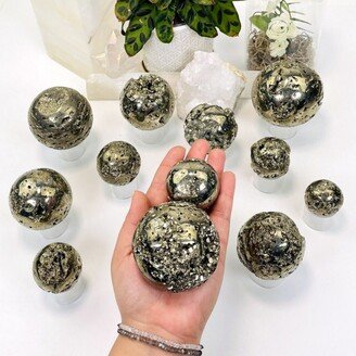 Pyrite Sphere - By Weight | Sphe-S4