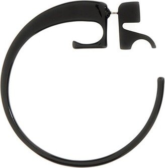 AC Logo Buckled Hoop Earring