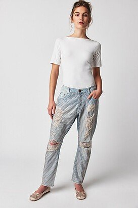 OneTeaspoon Sequined Saints Boyfriend Jeans by OneTeaspoon at Free People