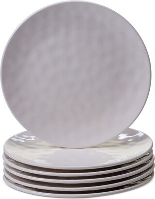 6-Pc. Cream Melamine Salad Plate Set