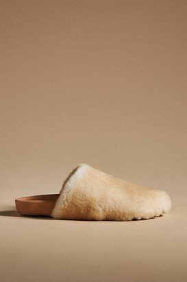 Flufftail Shearling Clogs