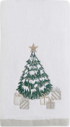 Embroidered Holiday 2-Pc. Hand Towels, 16