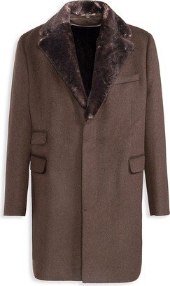 Wool & Shearling Peacoat