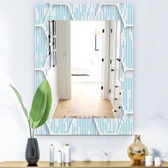 Designart 'Scandinavian 26' Mid-Century Mirror - Vanity Printed Mirror