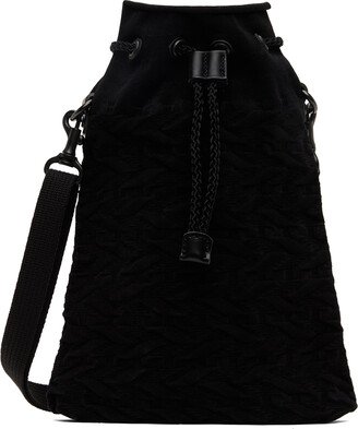 Black Yashiki Edition Textured Messenger Bag