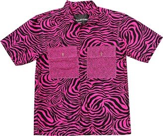 Quillattire Pink Zebra Shirt