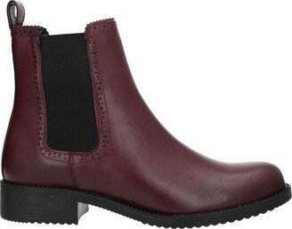 Ankle Boots Burgundy-AA