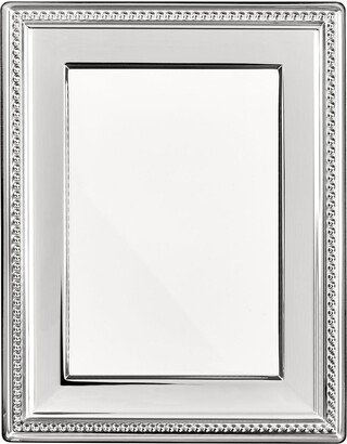 Perles 9cm x 13cm silver-plated picture frame